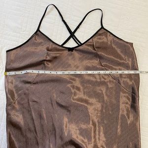 Plus size maxi slip dress